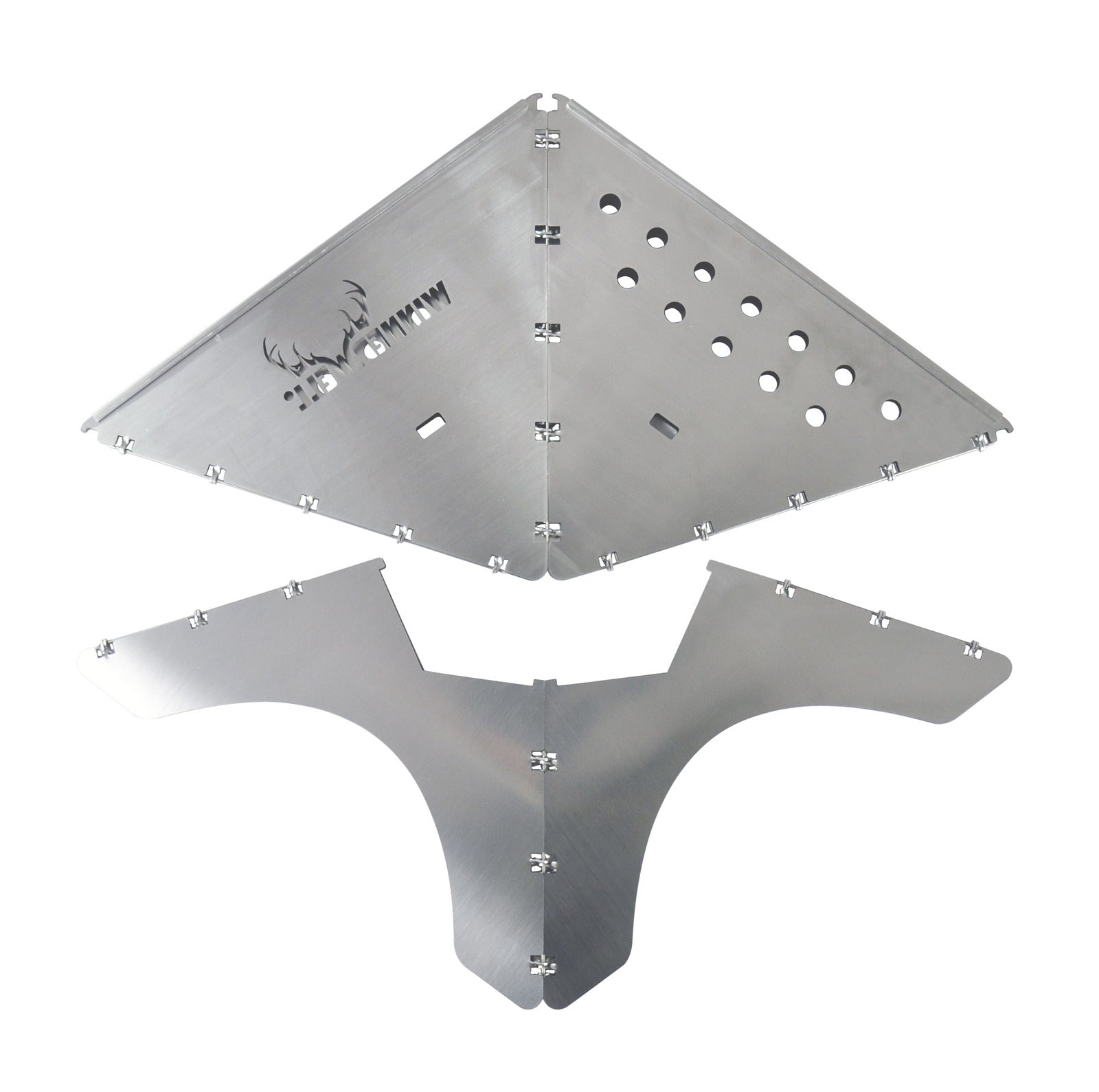 Foldbart Bålfad fra Winnerwell - Kompakt og transportabelt bålsted. Perfekt til tagtelt, minicamper, carcamping, campervan eller anden outdoor aktivitet.