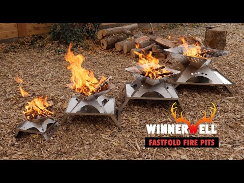 Foldbart Bålfad fra Winnerwell - Kompakt og transportabelt bålsted. Perfekt til tagtelt, minicamper, carcamping, campervan eller anden outdoor aktivitet.