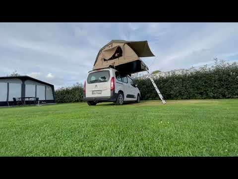 Hvordan slår jeg et tagtelt op? Billigt letvægts tagtelt fra LangelandCampers. gratis levering  - Kvalitets tagtelt - Tagtelt forhandler i Danmark.