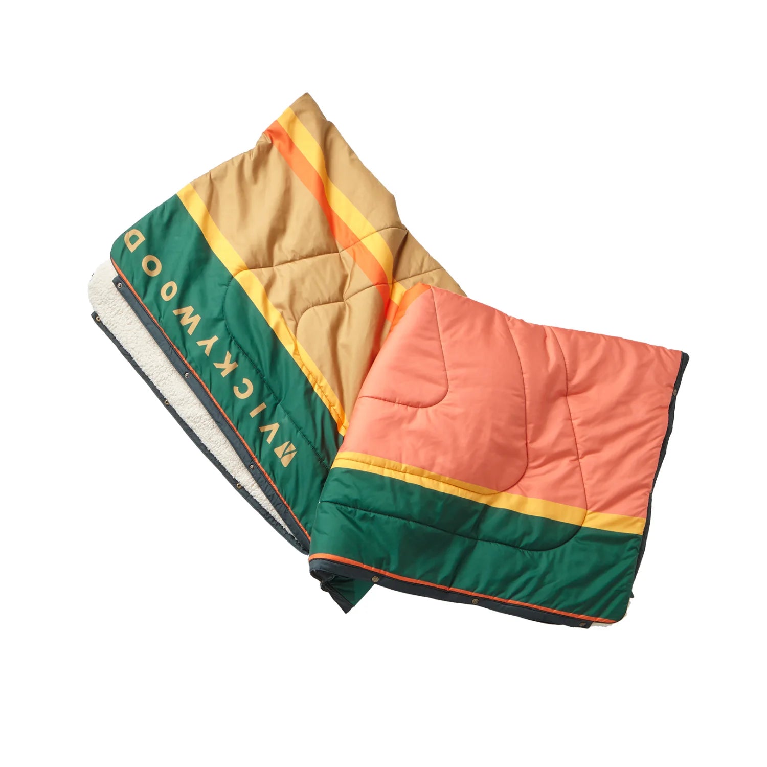 4-i-1 - Pude, Tæppe, Kappe, Sovepose  Et multifunktionelt vidunder, som bør være en fast del af din oppakning. VOITED x VICKYWOOD CLOUDTOUCH® er ikke kun et tæppe – det fungerer også som pude, kappe og sovepose i ét. Med de praktiske trykknapper kan tæppet nemt udvides og omdannes til en hyggelig sovepose til to personer. Når du ikke bruger det, kan det hurtigt foldes sammen til en blød pude.