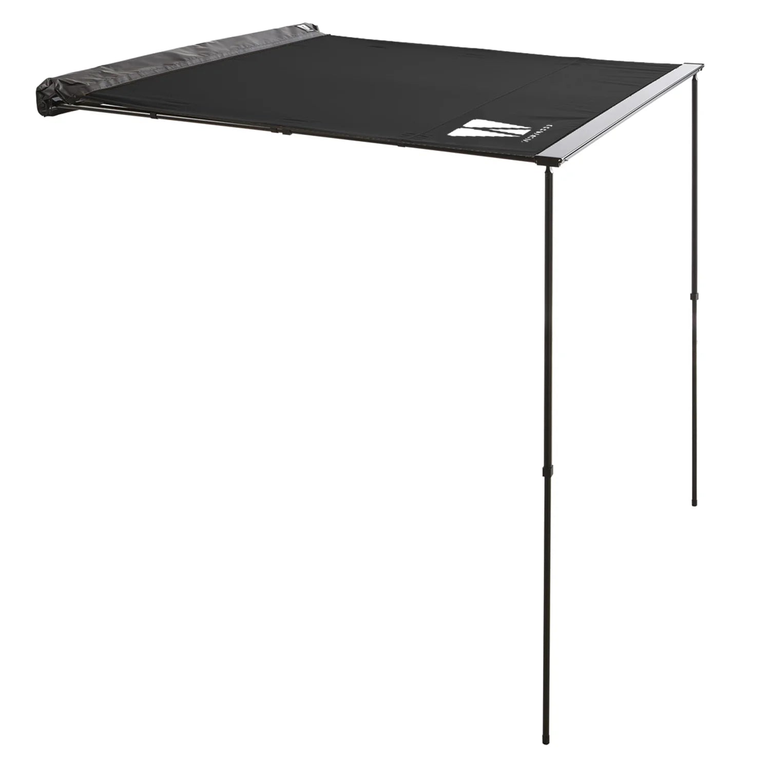 Markise til din bil Markise VICKYWOOD 140 cm – Perfekt til Dit Campingeventyr!  Skab et behageligt og beskyttet udeområde med VICKYWOOD Markisen. Uanset om du vil lave mad, slappe af eller nyde hyggelige stunder med familie og venner, sørger denne markise for skygge på solrige dage og læ for regnen.  Markisen monteres nemt på dine tagbøjler via et praktisk skinnesystem. Teleskopstængerne i aluminium er justerbare i højden og sikrer et stabilt fundament, mens det robuste polyesterstof hurtigt spændes fast