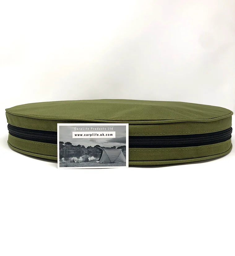 Transportabelt pop-up Campingtoilet med pose til bil eller autocamper. CarpLife  Bivvy Loo. Udstyr til din #campervan #minicamper #carcamper #berlingocamper #caddycamper. 