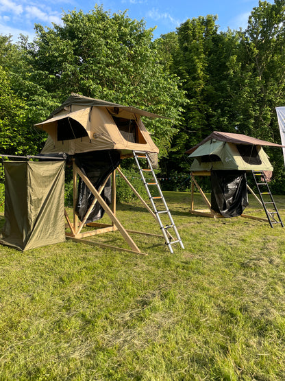 Badetelt eller omklædningsrum. Tilbehør til dit tagtelt. Perfekt til din campervan!